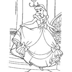 Dessin à colorier: Princesse (Personnages) #85531 - Coloriages à Imprimer Gratuits