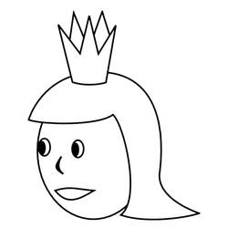 Coloriage Reine (Personnages) #203771 à imprimer et colorier