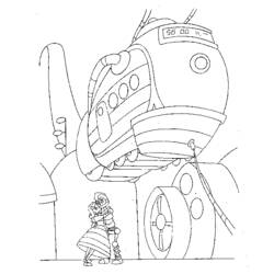 Dessin à colorier: Robot (Personnages) #106663 - Coloriages à Imprimer Gratuits