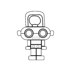 Dessin à colorier: Robot (Personnages) #106714 - Coloriages à Imprimer Gratuits