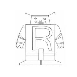 Dessin à colorier: Robot (Personnages) #106717 - Coloriages à Imprimer Gratuits