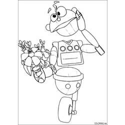 Dessin à colorier: Robot (Personnages) #106818 - Coloriages à Imprimer Gratuits