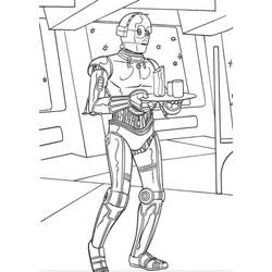 Dessin à colorier: Robot (Personnages) #106879 - Coloriages à Imprimer Gratuits