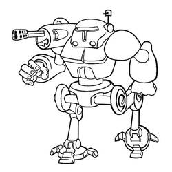 Coloriage Robot (Personnages) #178892 à imprimer et colorier