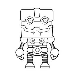 Coloriage Robot (Personnages) #219009 à imprimer et colorier