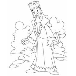 Dessin à colorier: Roi (Personnages) #186258 - Coloriages à Imprimer Gratuits