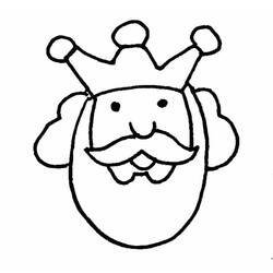 Dessin à colorier: Roi (Personnages) #186267 - Coloriages à Imprimer Gratuits