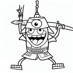 Coloriage Samouraï (Personnages) #186175 à imprimer et colorier