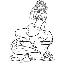 Coloriage Sirène (Personnages) #176691 à imprimer et colorier