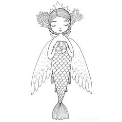 Coloriage Sirène (Personnages) #176692 à imprimer et colorier