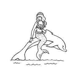 Coloriage Sirène (Personnages) #176706 à imprimer et colorier