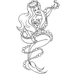 Coloriage Sirène (Personnages) #176710 à imprimer et colorier
