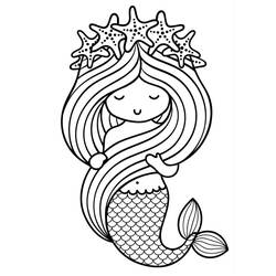 Coloriage Sirène (Personnages) #176718 à imprimer et colorier