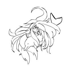 Coloriage Sirène (Personnages) #176723 à imprimer et colorier