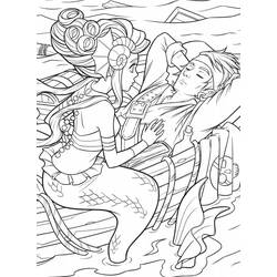 Coloriage Sirène (Personnages) #215079 à imprimer et colorier