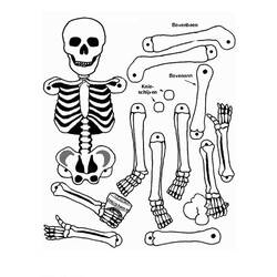 Dessin à colorier: Squelette (Personnages) #147419 - Coloriages à Imprimer Gratuits