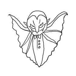 Dessin à colorier: Vampire (Personnages) #196098 - Coloriages à Imprimer Gratuits