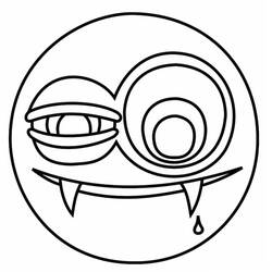 Dessin à colorier: Vampire (Personnages) #196119 - Coloriages à Imprimer Gratuits