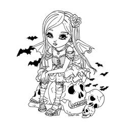 Dessin à colorier: Vampire (Personnages) #196122 - Coloriages à Imprimer Gratuits