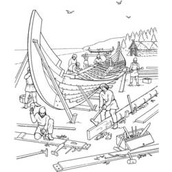 Dessin à colorier: Viking (Personnages) #149353 - Coloriages à Imprimer Gratuits