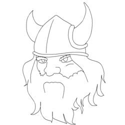 Dessin à colorier: Viking (Personnages) #149387 - Coloriages à Imprimer Gratuits