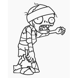 Coloriage imprimable Zombie (Personnages) #172951 à colorier gratuitement
