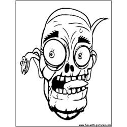 Dessin à colorier: Zombie (Personnages) #85613 - Coloriages à Imprimer Gratuits