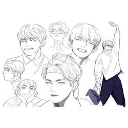Dessins à colorier: BTS - Coloriages à Imprimer Gratuits