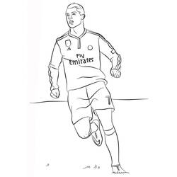 Dessins à colorier: Cristiano Ronaldo - Coloriages à Imprimer Gratuits