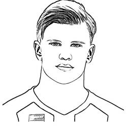 Dessins à colorier: Erling Haaland - Coloriages à Imprimer Gratuits