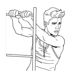 Coloriage à imprimer Justin Bieber (Personnes célèbres) #172874 pour enfants et adultes