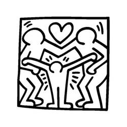 Dessins à colorier: Keith Haring - Coloriages à Imprimer Gratuits