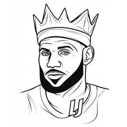 Dessins à colorier: Lebron James - Coloriages à Imprimer Gratuits