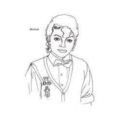 Dessins à colorier: Michael Jackson - Coloriages à Imprimer Gratuits