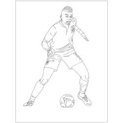 Dessins à colorier: Paul Pogba - Coloriages à Imprimer Gratuits