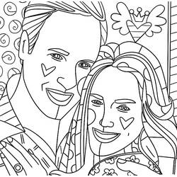 Dessins à colorier: Romero Britto - Coloriages à Imprimer Gratuits