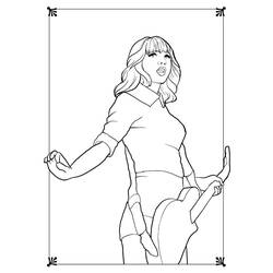 Dessin à colorier: Taylor Swift (Personnes Célèbres) #208128 - Coloriages à Imprimer Gratuits