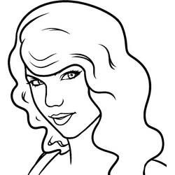 Dessin à colorier: Taylor Swift (Personnes Célèbres) #208129 - Coloriages à Imprimer Gratuits