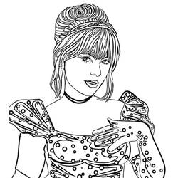 Dessin à colorier: Taylor Swift (Personnes Célèbres) #208130 - Coloriages à Imprimer Gratuits