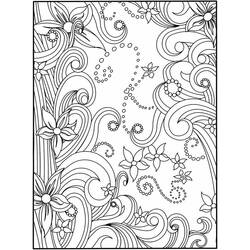 Dessin à colorier: Anti-stress (Relaxation) #126840 - Coloriages à Imprimer Gratuits