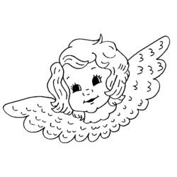 Dessin à colorier: Ange (Religion et Mythologie) #86377 - Coloriages à Imprimer Gratuits