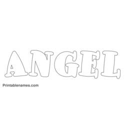 Dessin à colorier: Ange (Religion et Mythologie) #86499 - Coloriages à Imprimer Gratuits