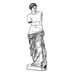 Dessin à colorier: Aphrodite (Religion et Mythologie) #189922 - Coloriages à Imprimer Gratuits
