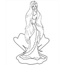 Dessin à colorier: Aphrodite (Religion et Mythologie) #189925 - Coloriages à Imprimer Gratuits