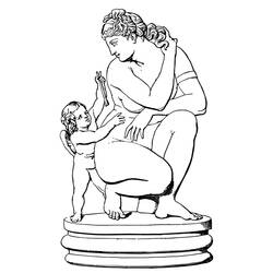 Dessin à colorier: Aphrodite (Religion et Mythologie) #189926 - Coloriages à Imprimer Gratuits