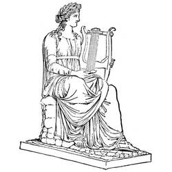 Dessin à colorier: Apollon (Religion et Mythologie) #189858 - Coloriages à Imprimer Gratuits