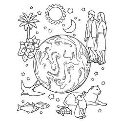Dessin à colorier: Bible (Religion et Mythologie) #194223 - Coloriages à Imprimer Gratuits
