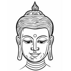 Dessin à colorier: Bouddha (Religion et Mythologie) #216096 - Coloriages à Imprimer Gratuits