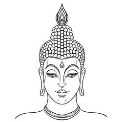 Dessin à colorier: Bouddha (Religion et Mythologie) #216102 - Coloriages à Imprimer Gratuits