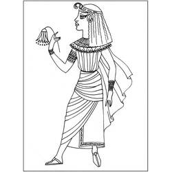Dessin à colorier: Cléopatre (Religion et Mythologie) #189437 - Coloriages à Imprimer Gratuits